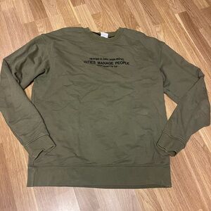 Zara Khaki Sweatshirt
